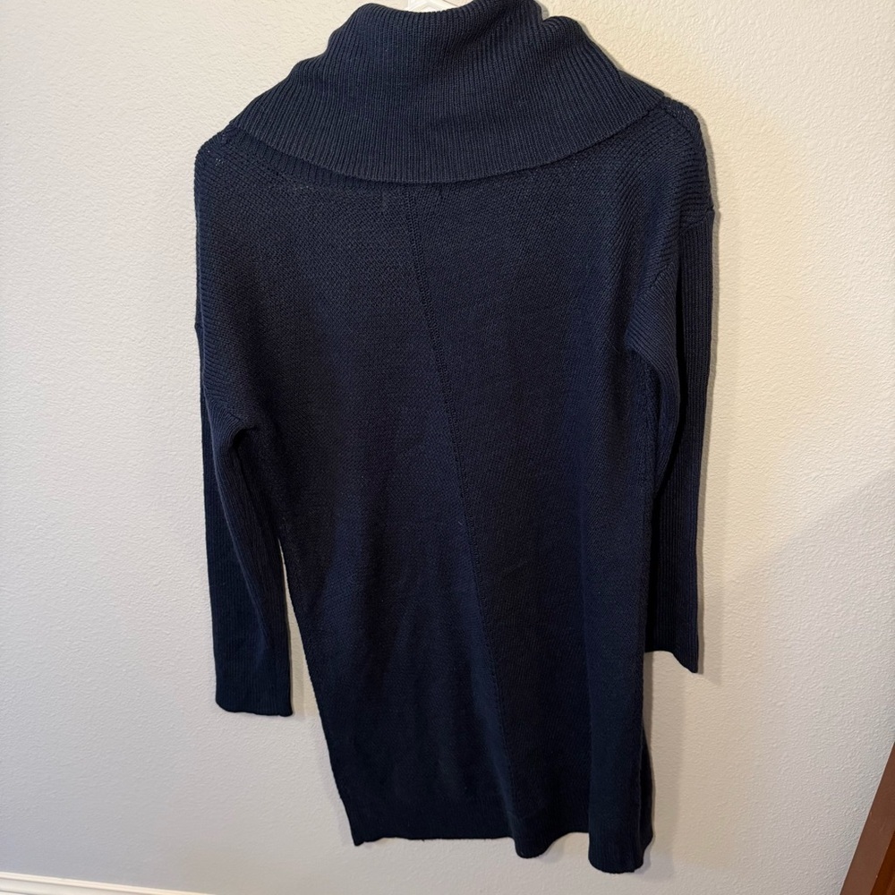 NWT Lulu’s Sweater Dress Navy Blue - Picture 3 of 4